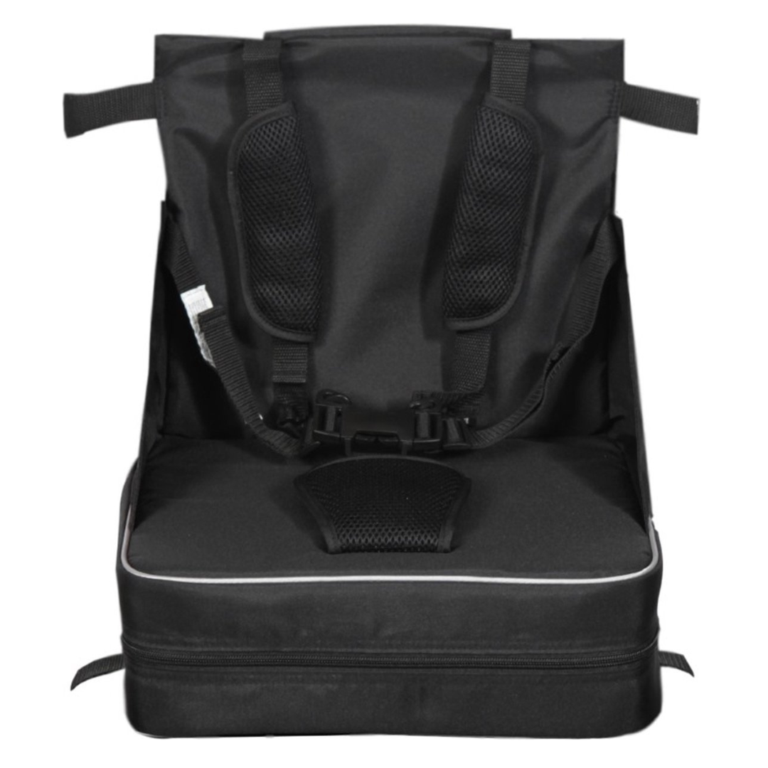Sitzerhöhung Stuhl Kind, PU Wasserdicht Sitzerhöhung Stuhl Mit Rückenlehne und Verstellbaren Sitzgurten Rutschfeste Unterseite Portable Travel Home Steigendes Kissen für Kinder Baby(Grau Weiß